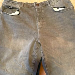 Primark flex relaxed / straight washed grey jeans 30x30